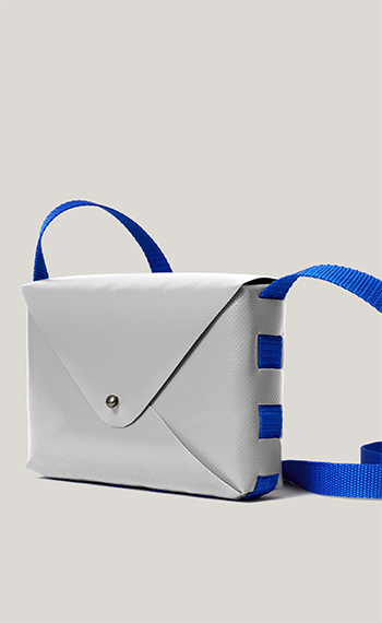 Envelope bag light grey blue